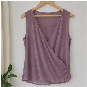 Mauve Ruffle Blouse